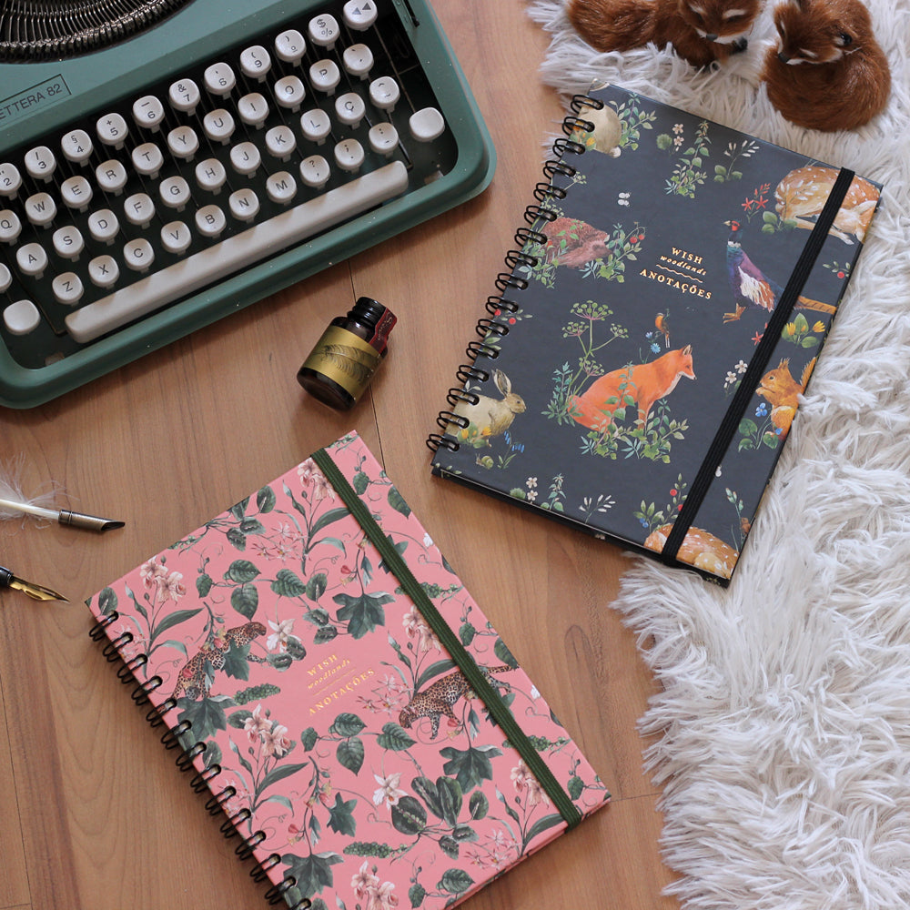Caderno Woodlands Onça Tropical 15x21
