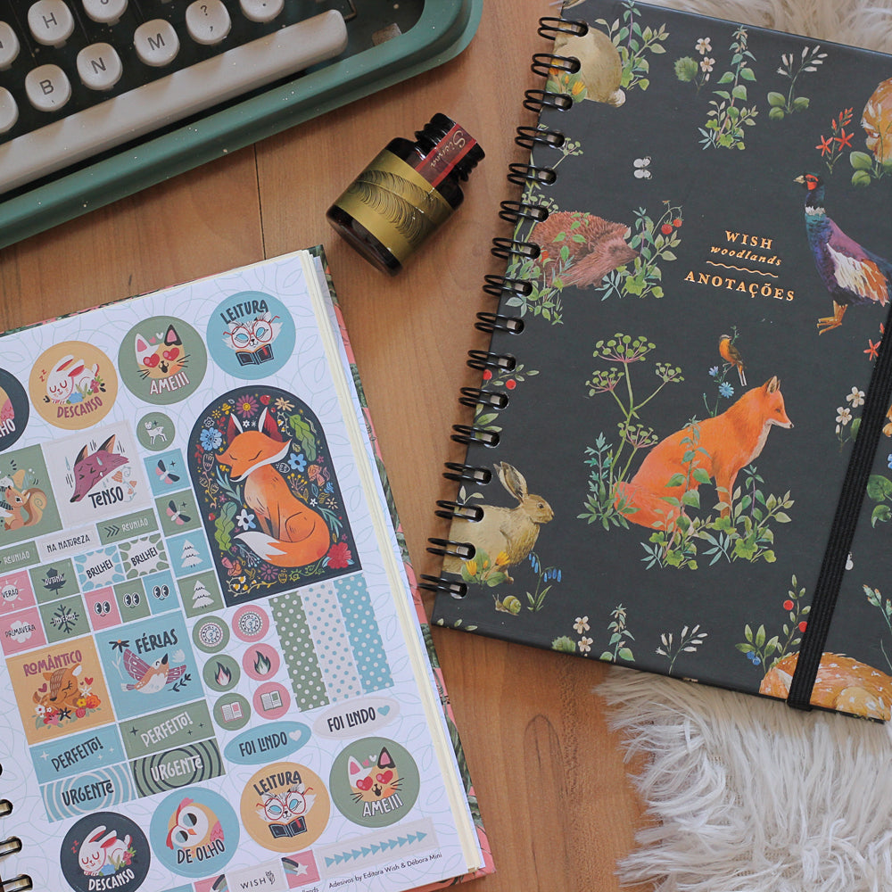 Caderno Woodlands Onça Tropical 15x21