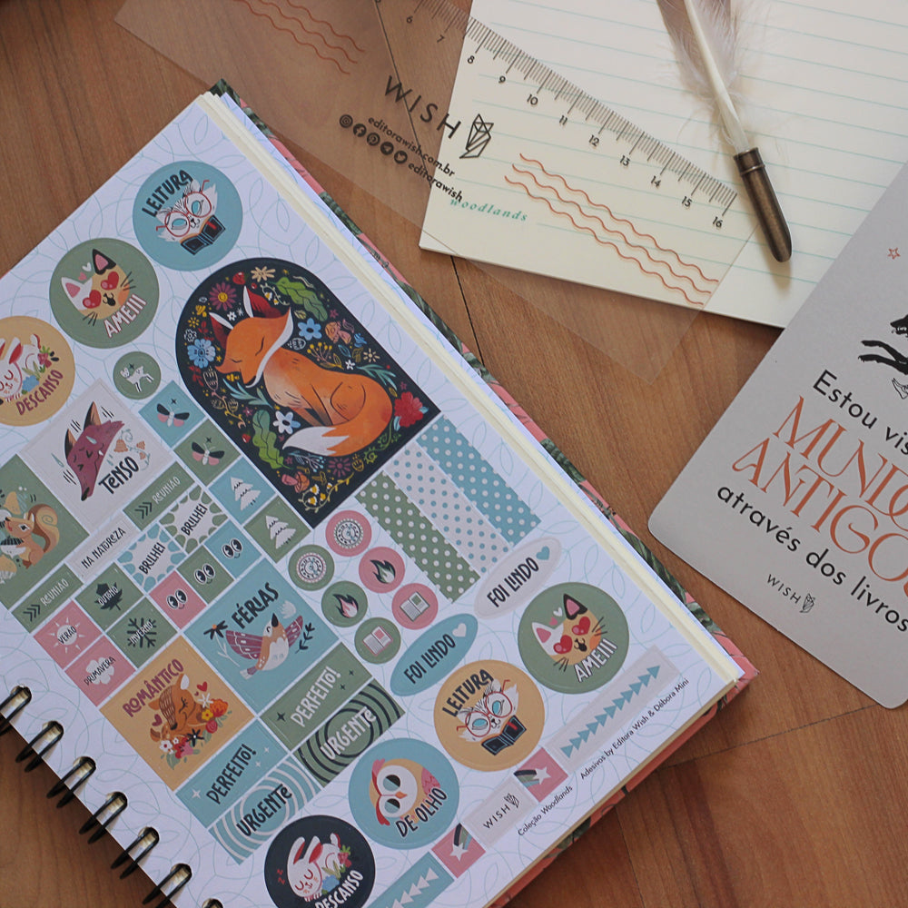 Caderno Woodlands Onça Tropical 15x21
