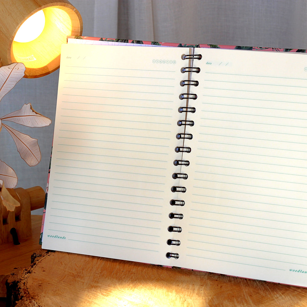 Caderno Woodlands Onça Tropical 15x21