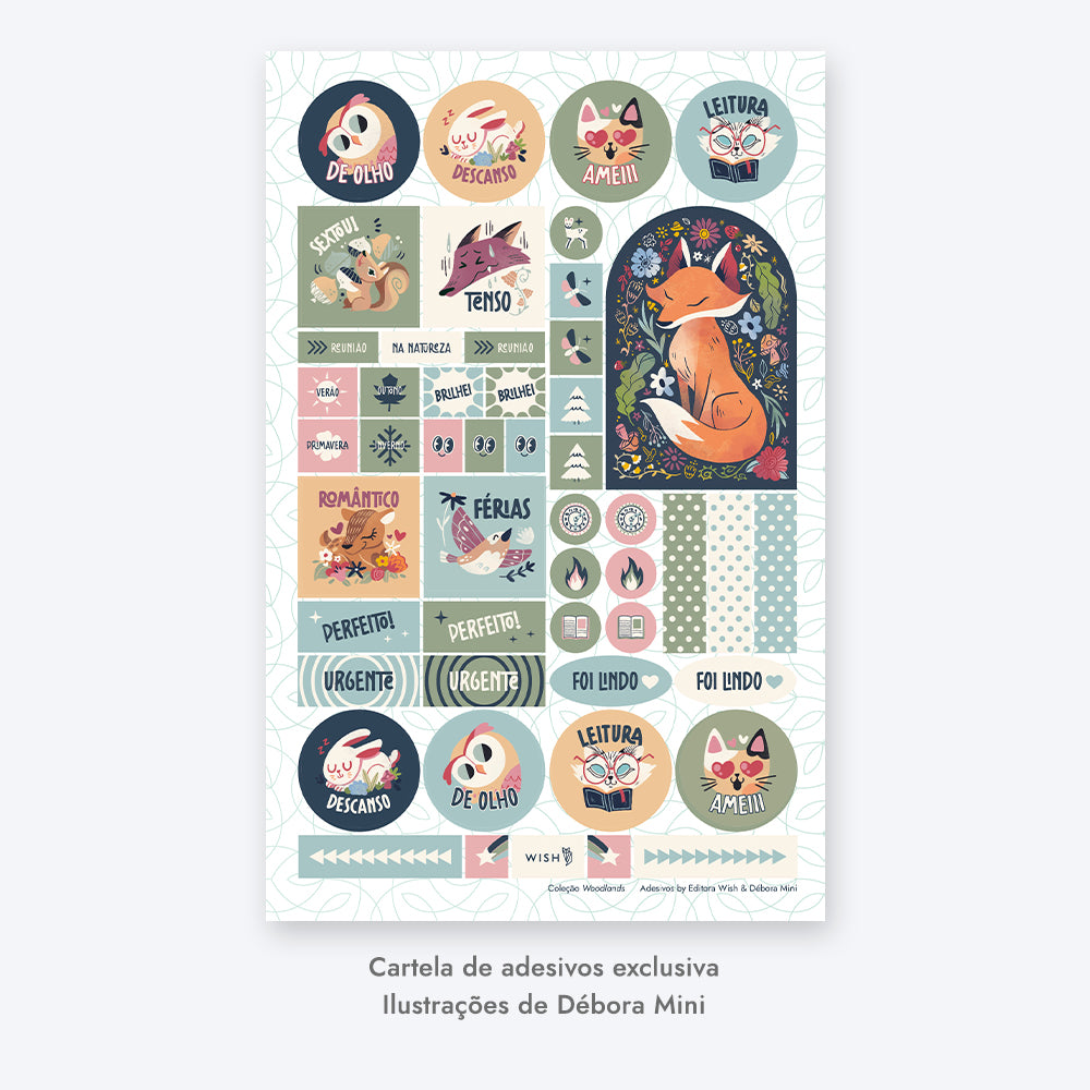 Caderno Woodlands Onça Tropical 15x21