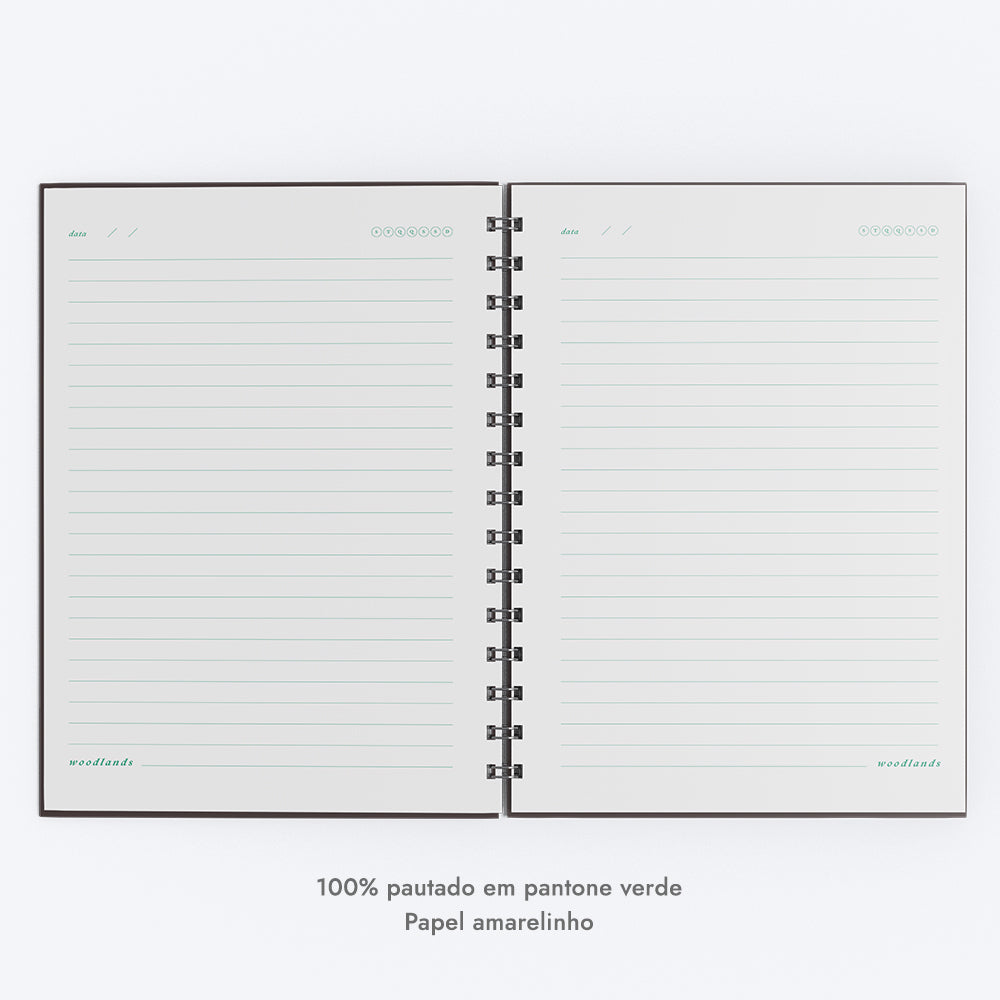 Caderno Woodlands Onça Tropical 15x21